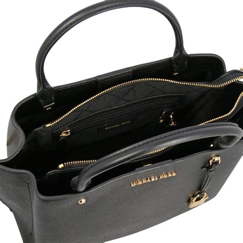 michael kors tasche leder schwarz|michael kors discontinued satchels.